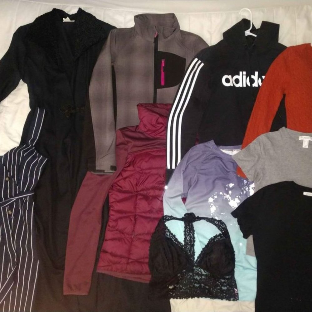 M Size Style Bundle, Dress, Jackets, Coats, Shirts, Bralette